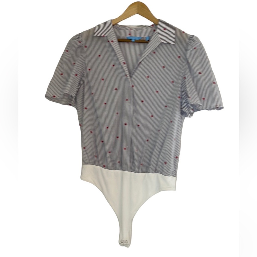Draper James Oxford Bodysuit🇺🇸Size L
